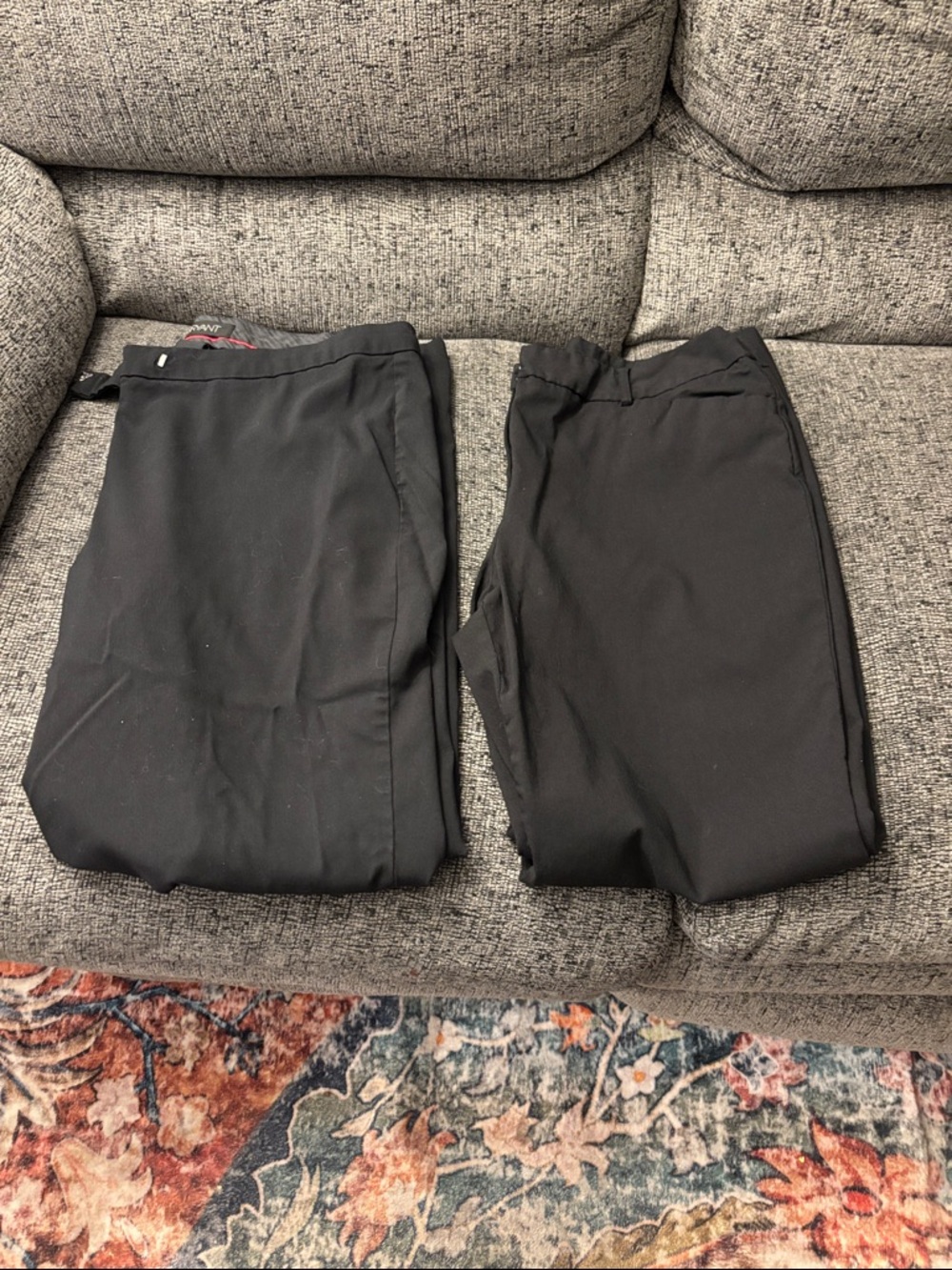 Black Women's Dress Trousers - Classic Straight Leg